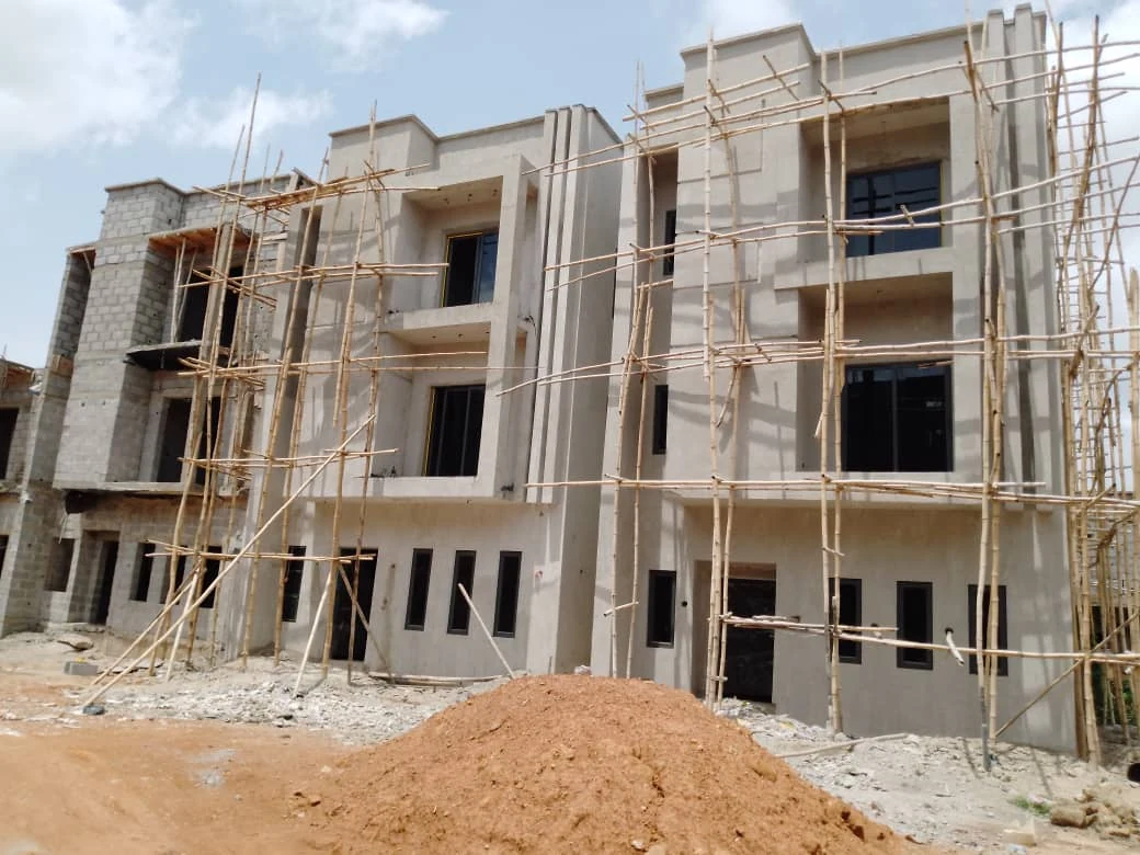 Current construction progress at a Syrol Homes development site